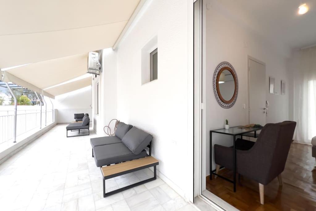 Spacious Penthouse Near Downtown Athen Exterior foto