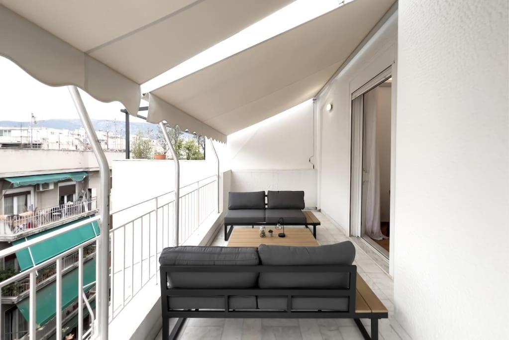 Spacious Penthouse Near Downtown Athen Exterior foto